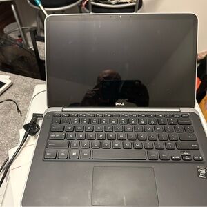 Dell Black Ultrabook Sleek Design Matte Finish